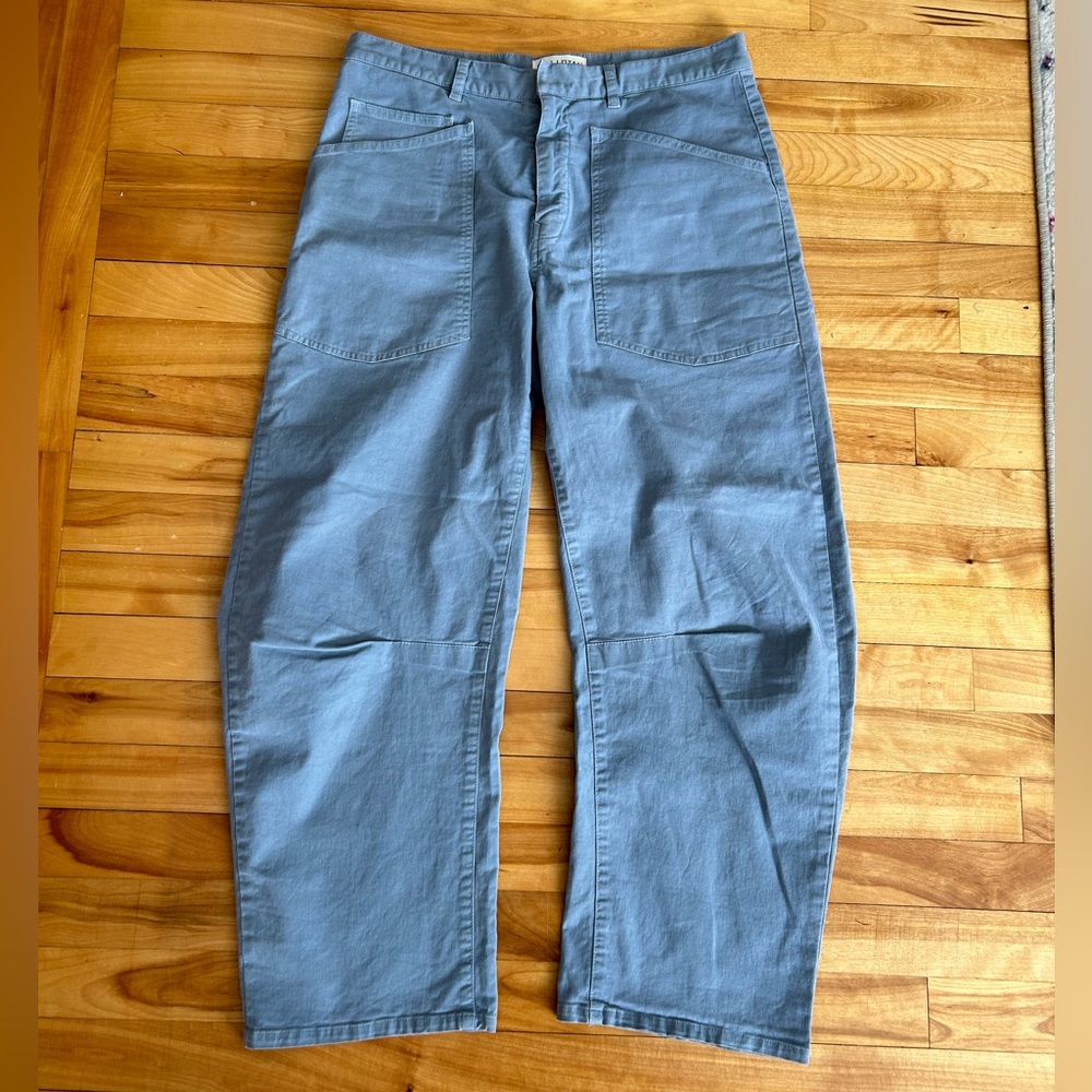 Nili Lotan Shon Pant in Vintage Blue, Size 4 (fits sizes 6-8)